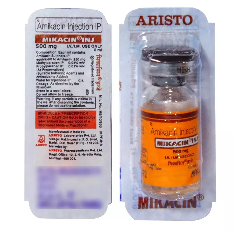 MIKACIN 500MG INJECTION 2ML