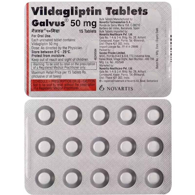 GALVUS 50MG TABLET 15TAB