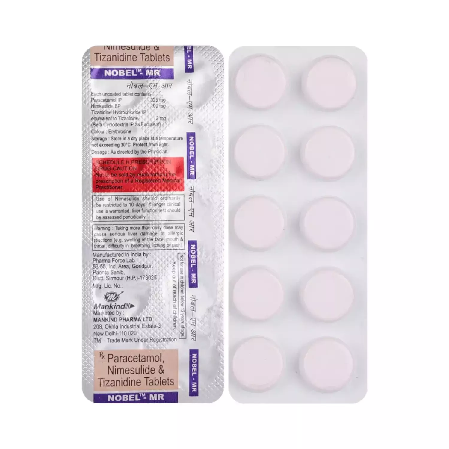 NOBEL MR TABLET 10TAB