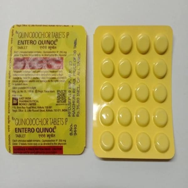 ENTEROQUINOL250MG TABLET 20TAB