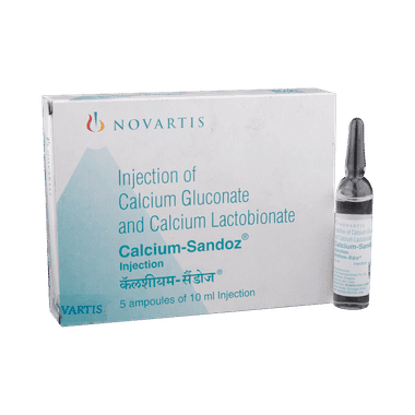 CALCIUM SANDOZ 10ML INJECTION 5AMPOULE