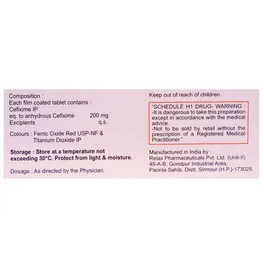 MAHACEF 200MG TABLET 10TAB