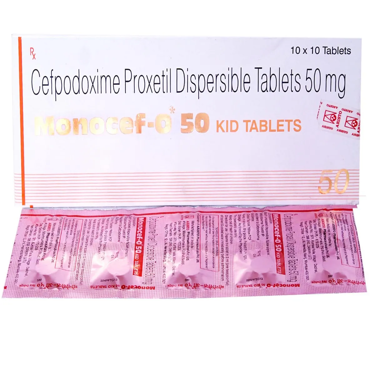 MONOCEF-O 50MG TABLET 10TAB