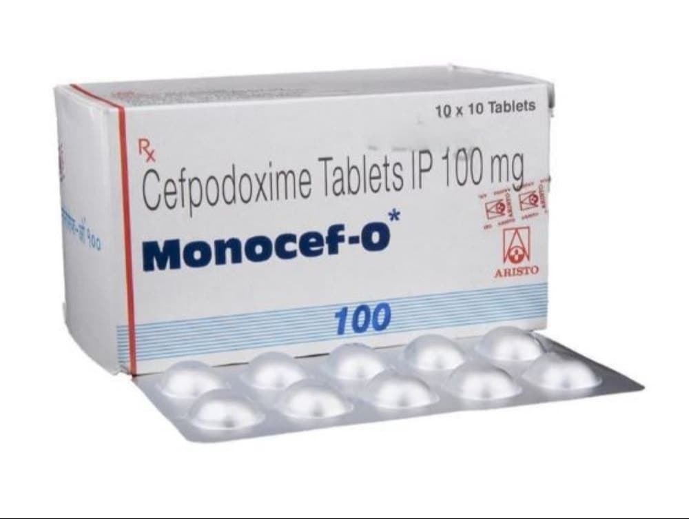 MONOCEF-O 100MG TABLET 10TAB