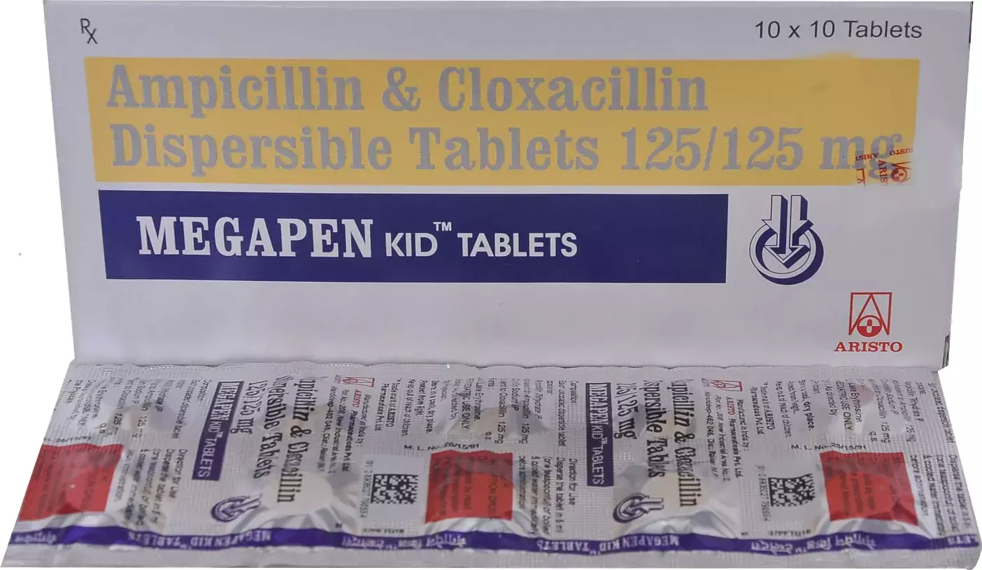 MEGAPEN KID 250MG TABLET 10TAB