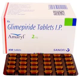 AMARYL 2MG TABLET 15TAB
