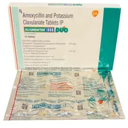AUGMENTIN DUO 1000MG TAB 1*10