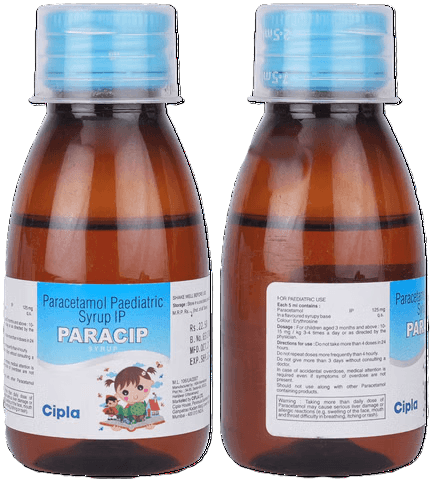 PARACIP 120MG SYRUP 60ML
