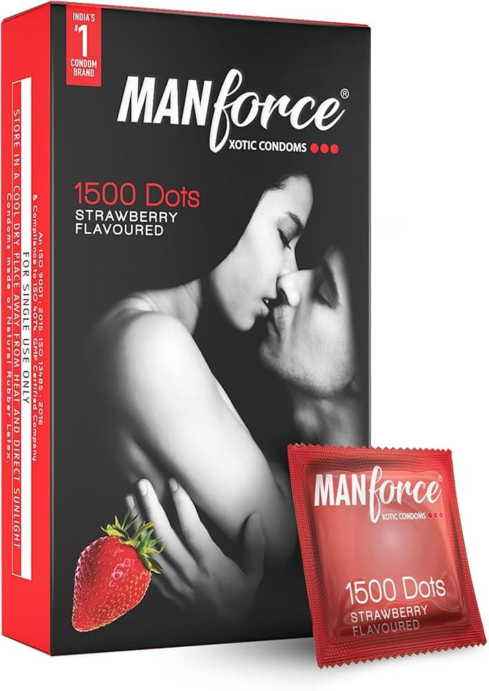 MANFORCE CONDOM STRAWBERRY 10PCS