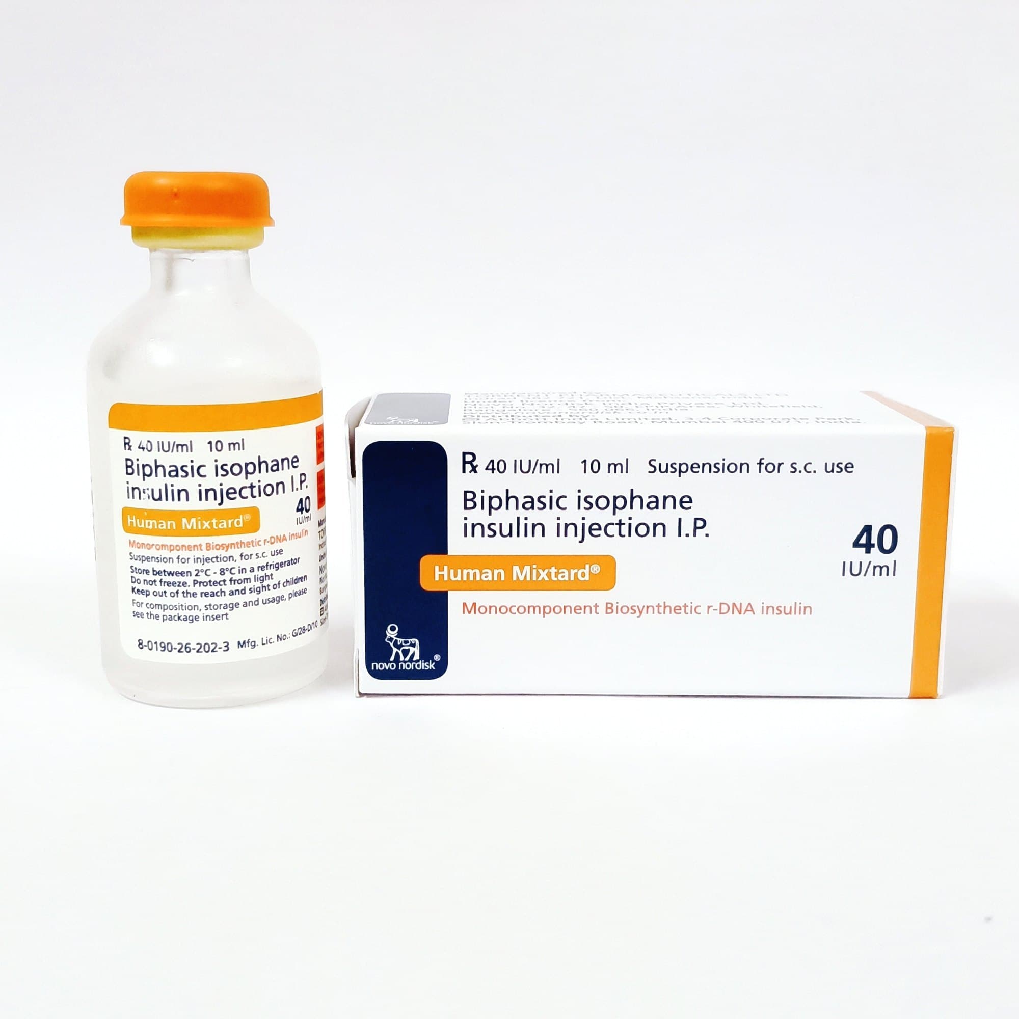 HUMAN MIXTARD INJECTION 40IU/ML