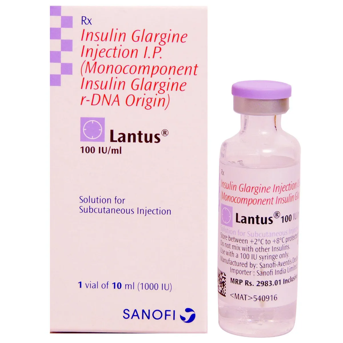 LANTUS INJECTION 100IU/ML