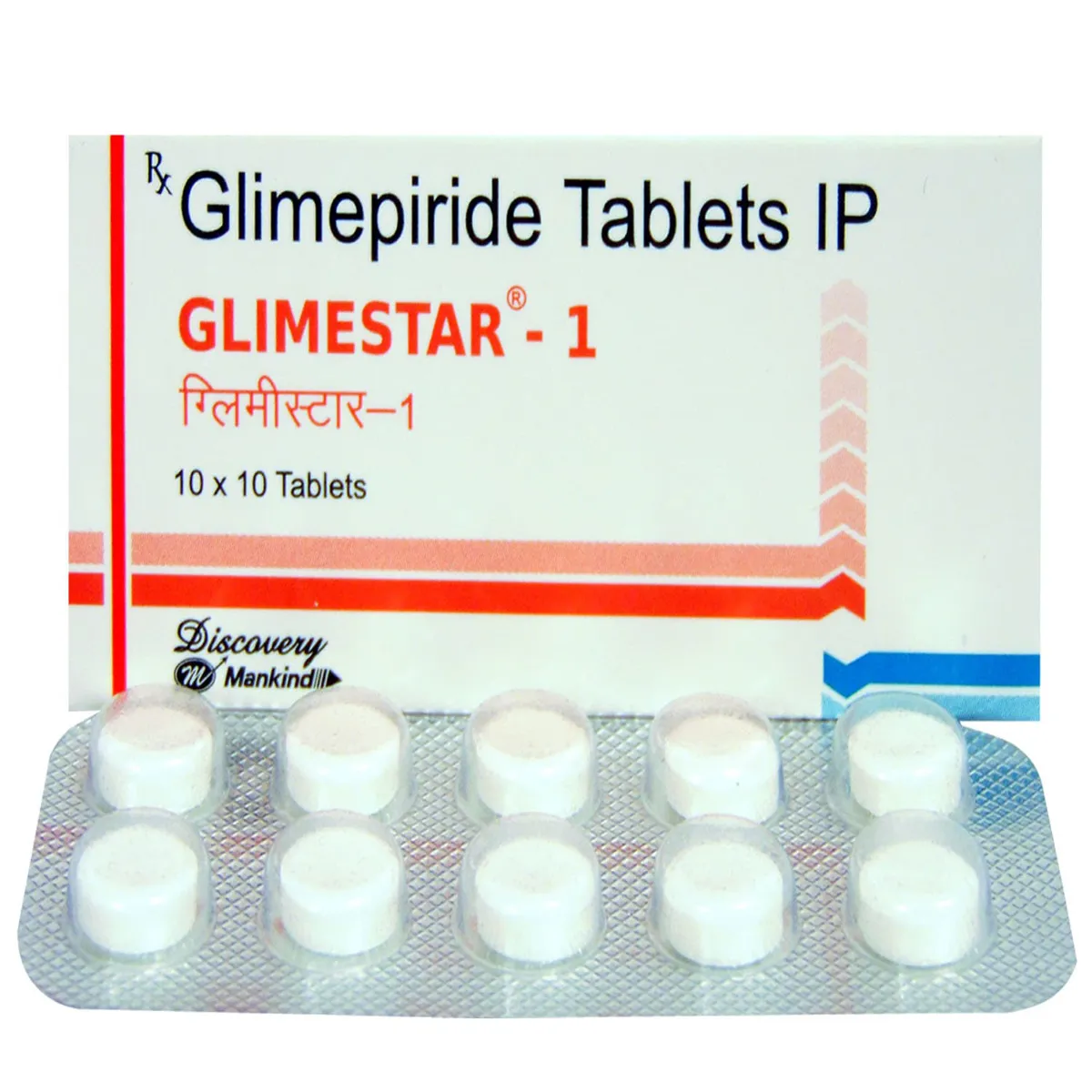 GLIMESTAR 1MG TABLET 10TAB